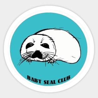Baby Seal Club Sticker